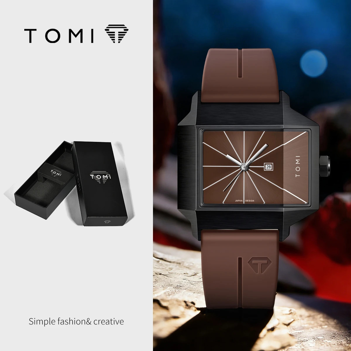 Mens Quartz Business Wristwatch Calendar Fashion Simple Gift