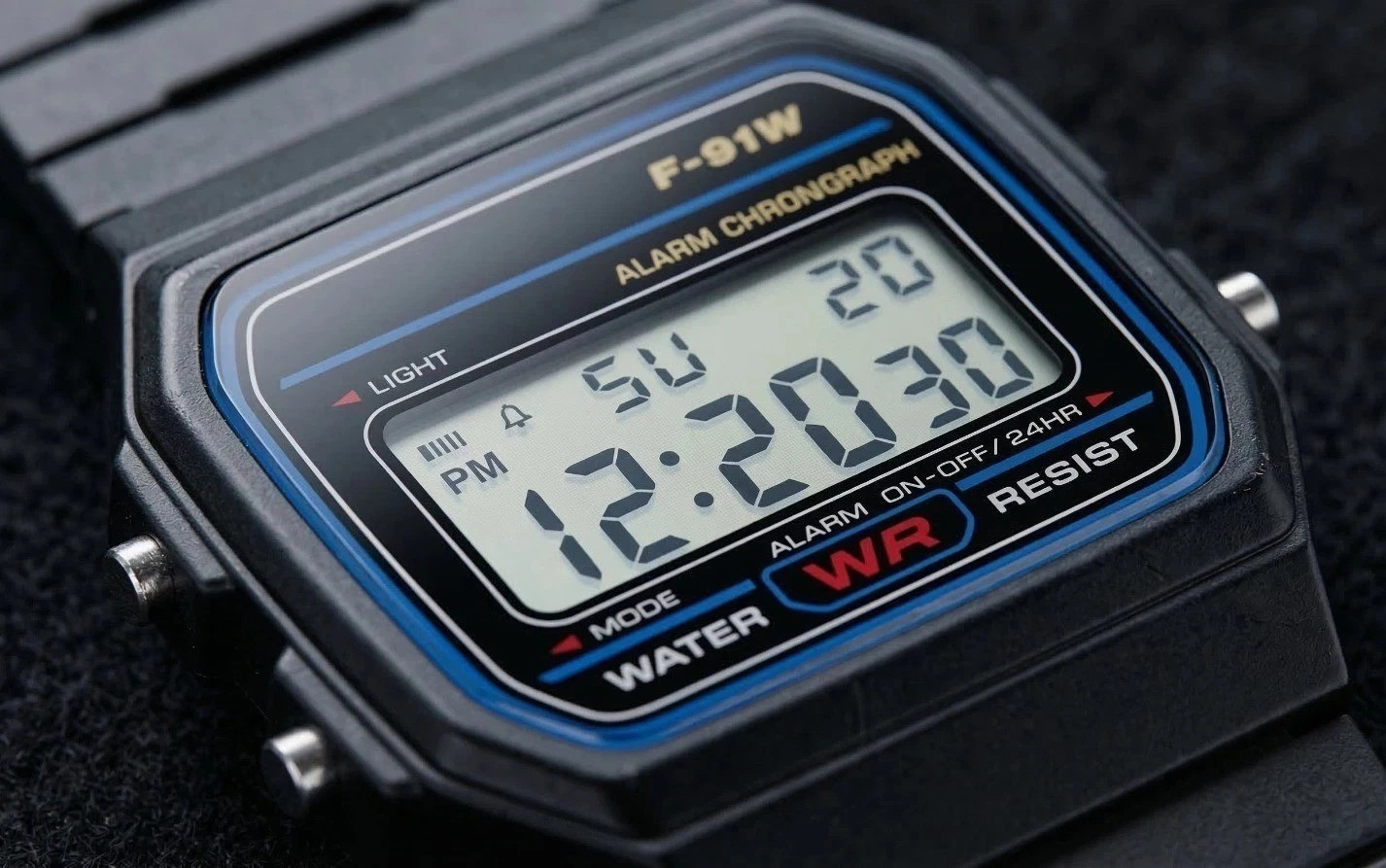 F91W Classic Digital Watch Resin Strap Stopwatch Chronograph Sport Men Watch