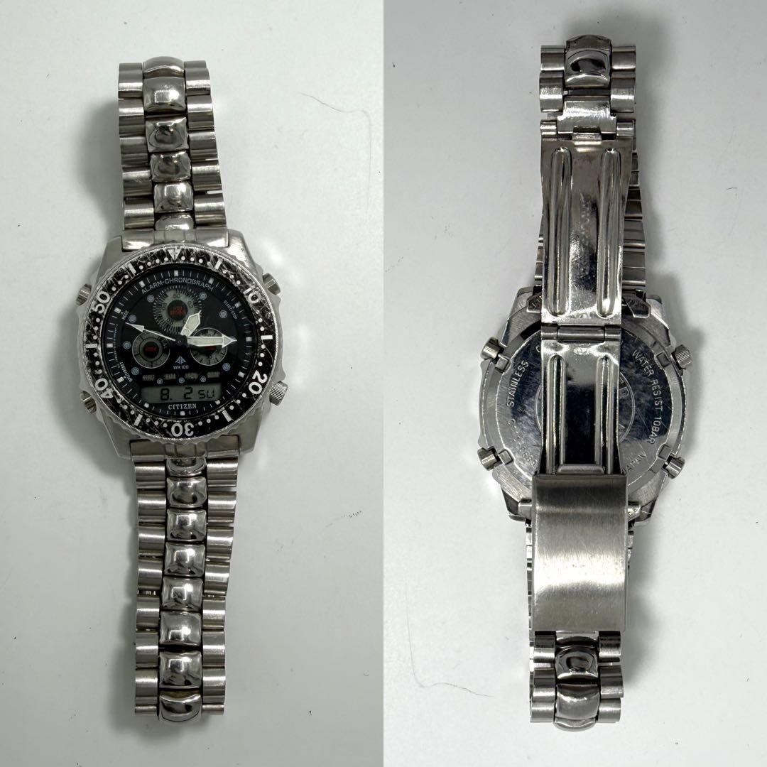 Citizen Jet Diver Digital Watch Men’s Super Rare In Operation