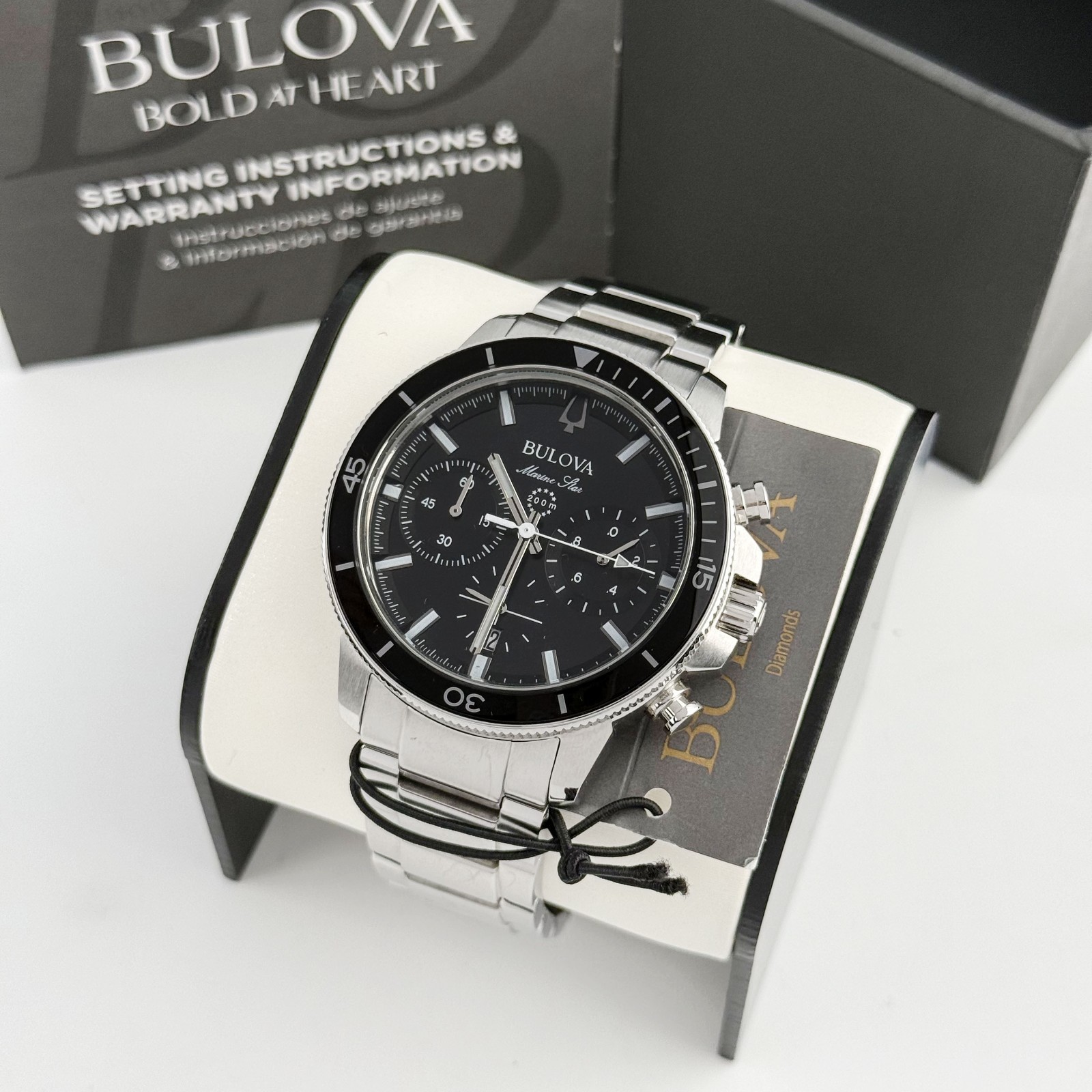Bulova Marine Star Series C Stainless Steel Chronograph Men’s Quartz Watch96B272