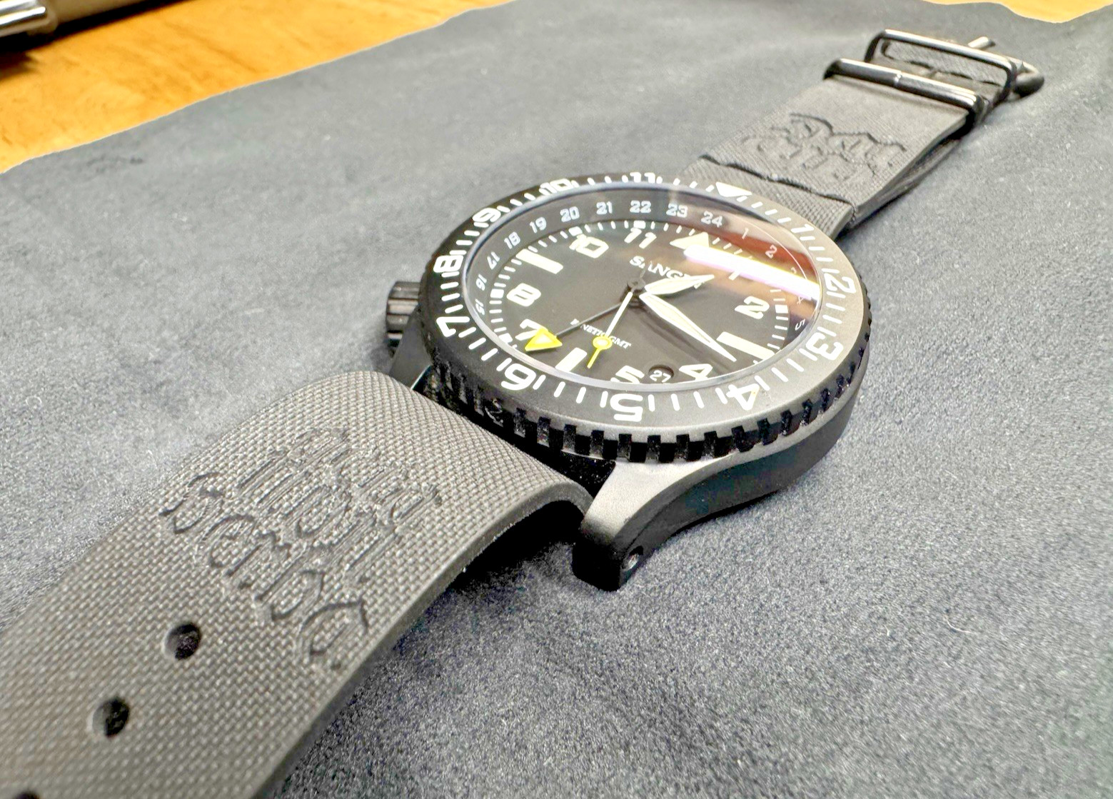 Sangin Kinetic II DLC Watch w/ Rare AWWC Decon Strap | Serviced 2026 | SoCal