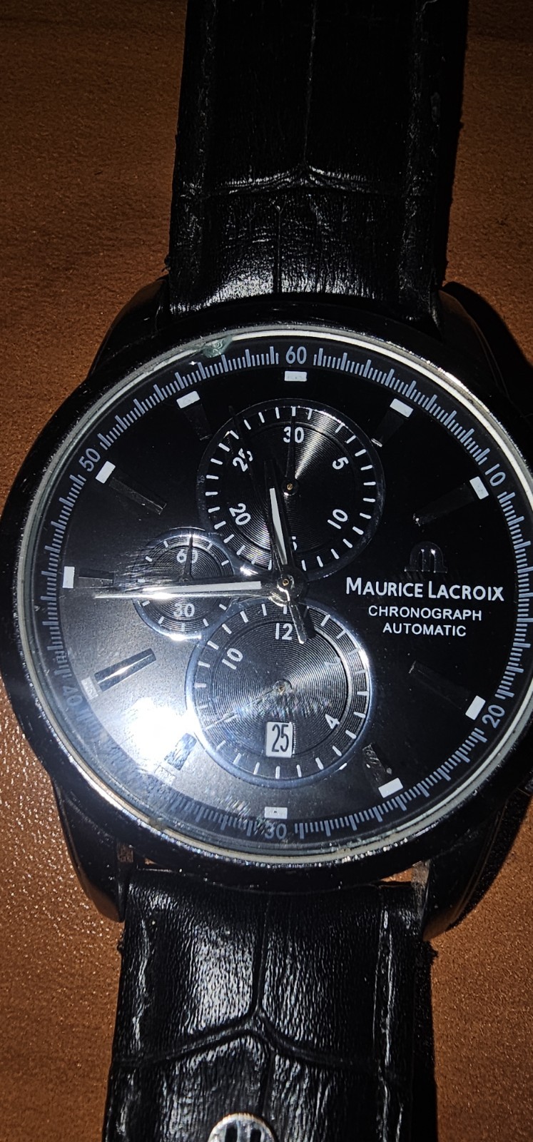 Maurice Lacroix Men’s PT6388 Pontos Analog Display Swiss Automatic Black Watch