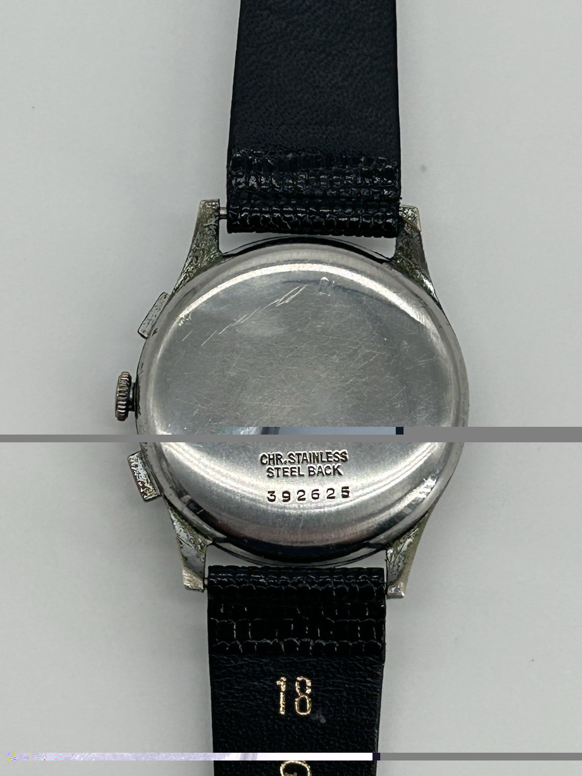 Vintage Bovet Frères Swiss Chronograph 17J Manual Wind Landeron Family Runs 34mm