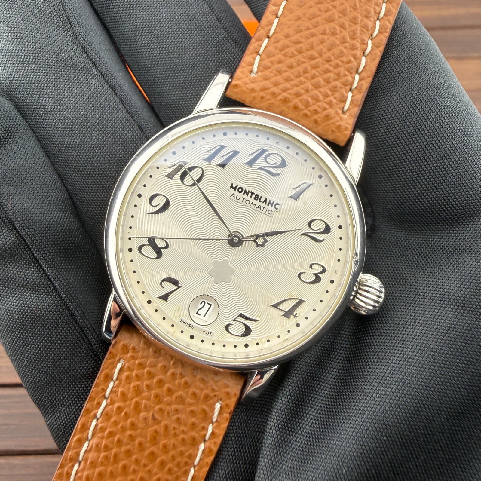 Men’s Watch Montblanc Meisterstuck Ref:7019 Automatic Age Steel 1 13/32in