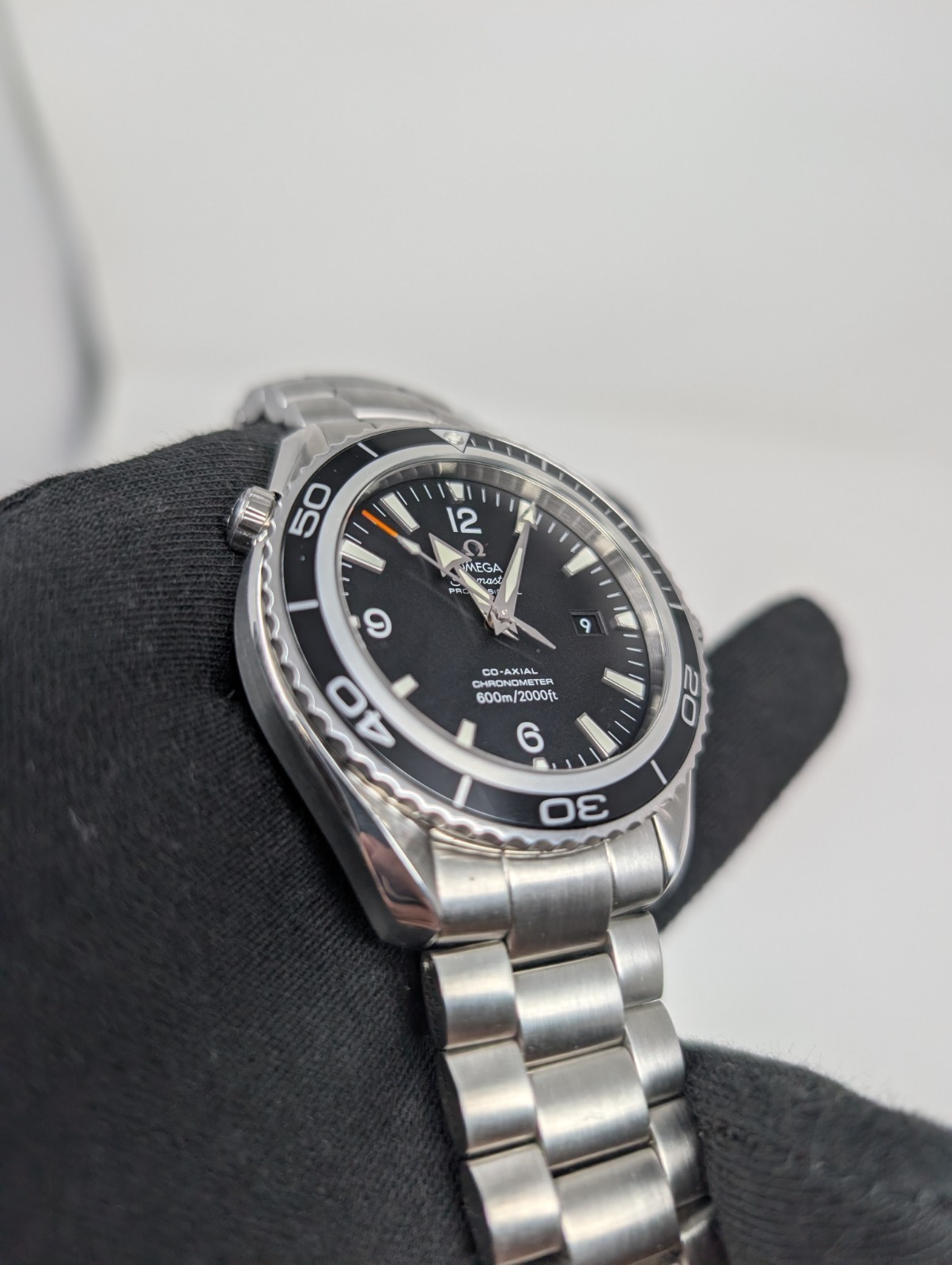 Omega Seamaster Planet Ocean Stainless Steel 45.5mm Black Dial 2200.50.00