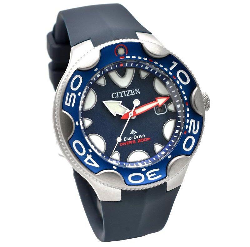 Citizen Promaster Blue Dial Orca Dive Watch Polyurethane Band BN0231-01L