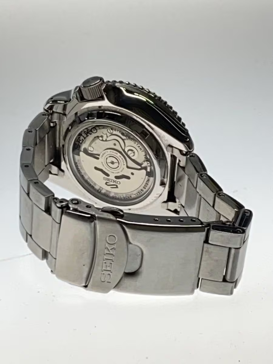 SEIKO Automatic Wristwatch Analog Stainless NVY SLV SBSA001