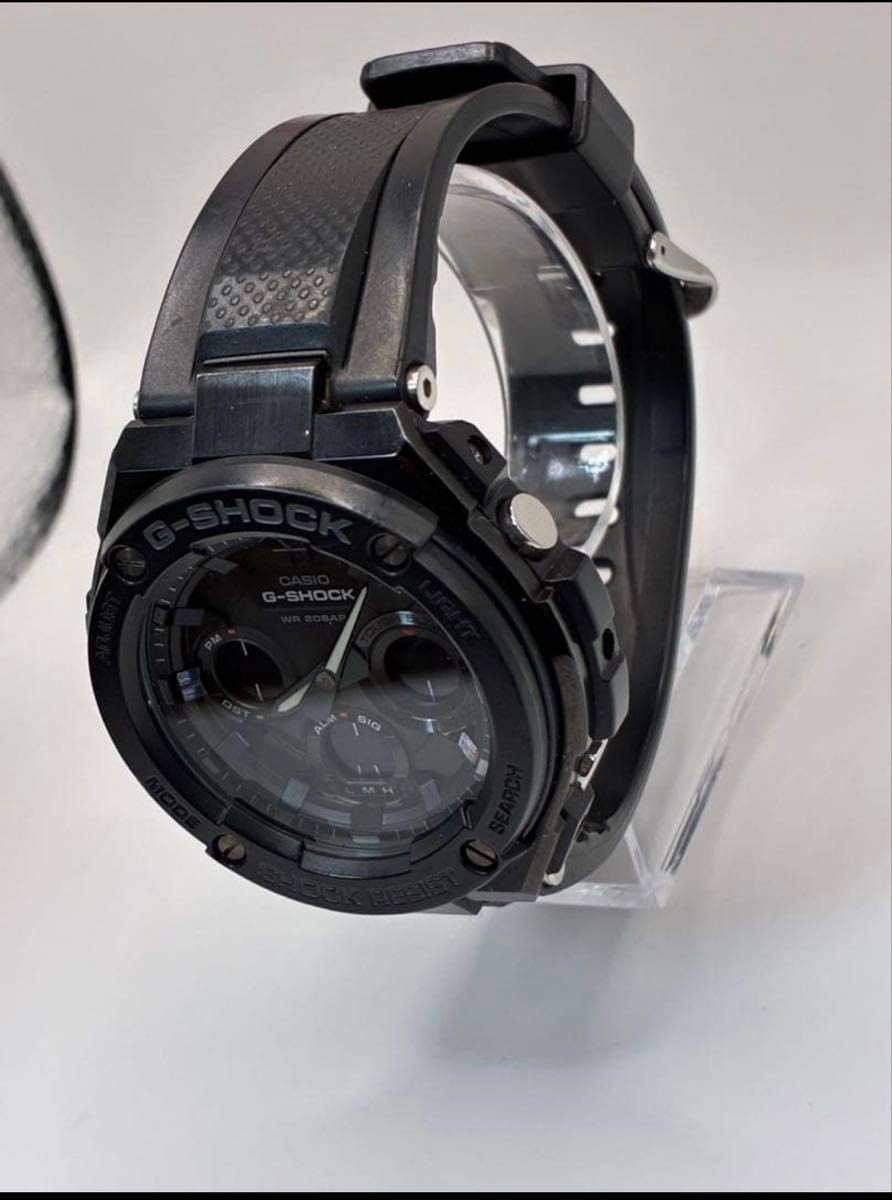 Beautiful Condition Tough Solar CASIO G SHOCK G STEEL GST S100G 1B Black