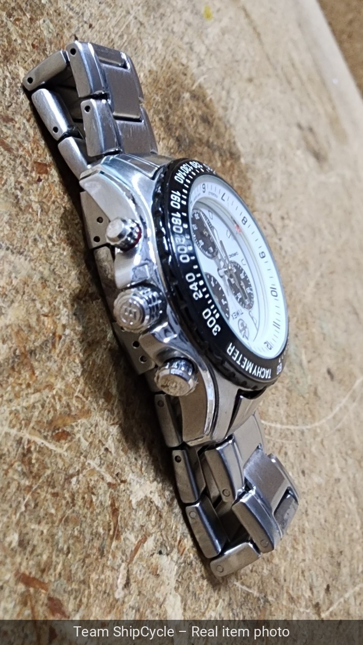 N MINT Timex Expedition T42331 Indiglo Chronograph Tachymeter Alarm watc G2U