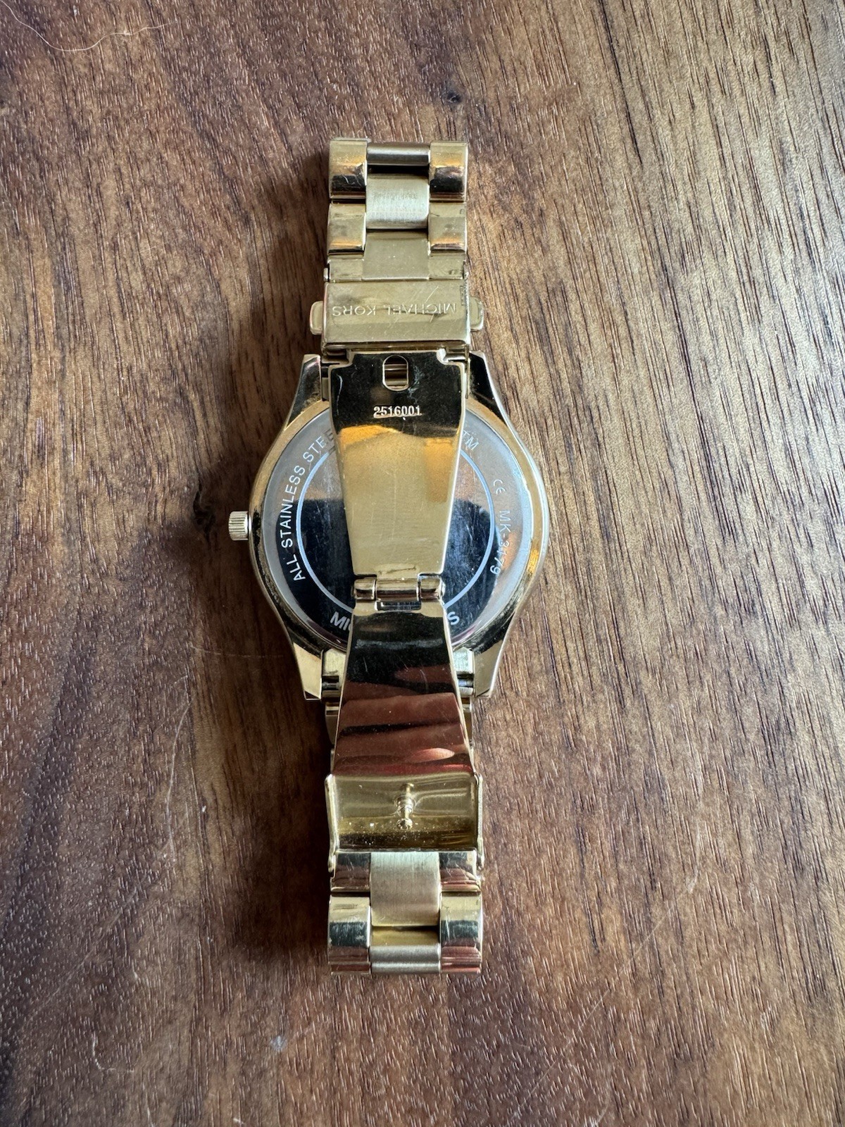 Michael Kors MK3179 Slim Runway Gold-Tone Stainless Steel Watch