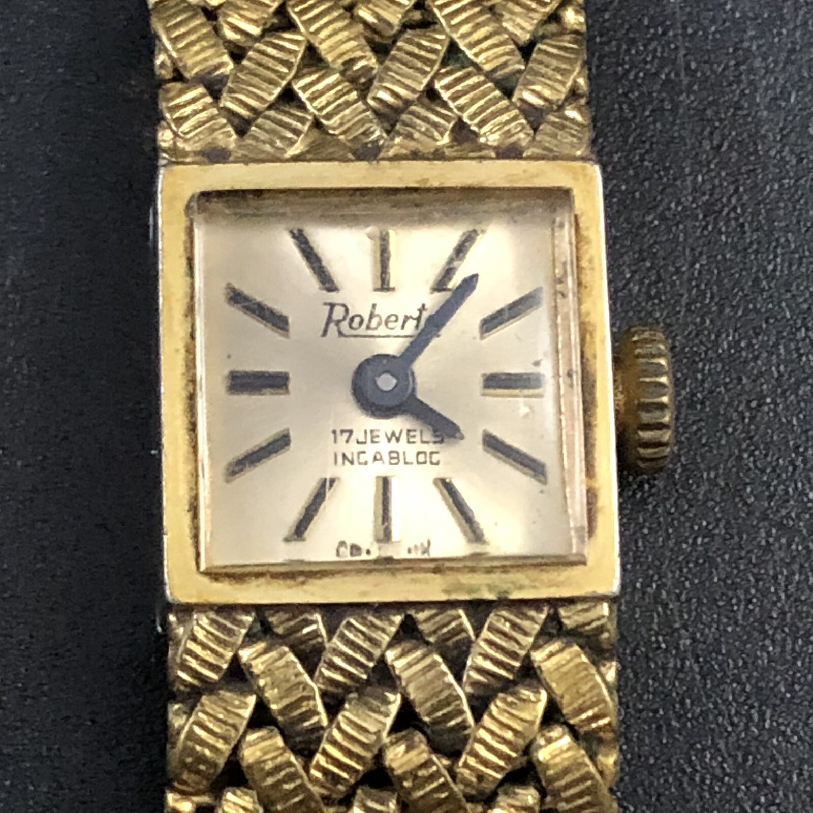 Rare Roberta 17j Germany Womens Mechanical Hand Wind Watch Running GL.1