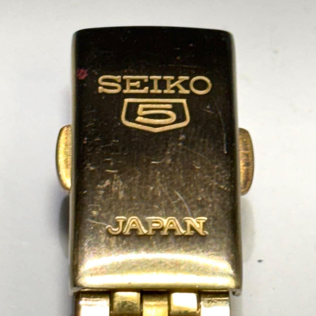 SEIKO5 SYMA12K1 SYMG80J1 Automatic Gold Overseas Model Watch 21J 25mm Hardlex