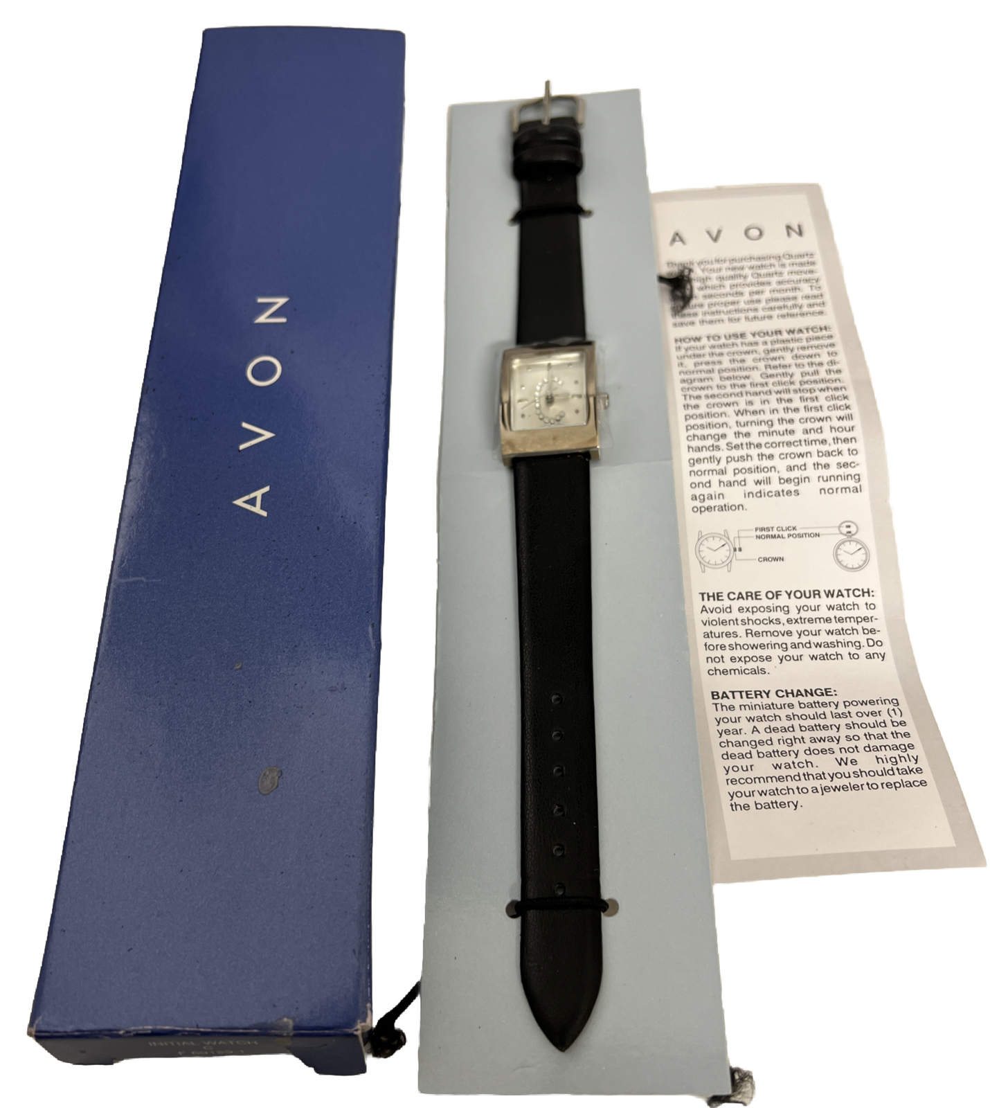Avon Ladies Watch Letter C Vintage 2001 (Please See All Photos) New