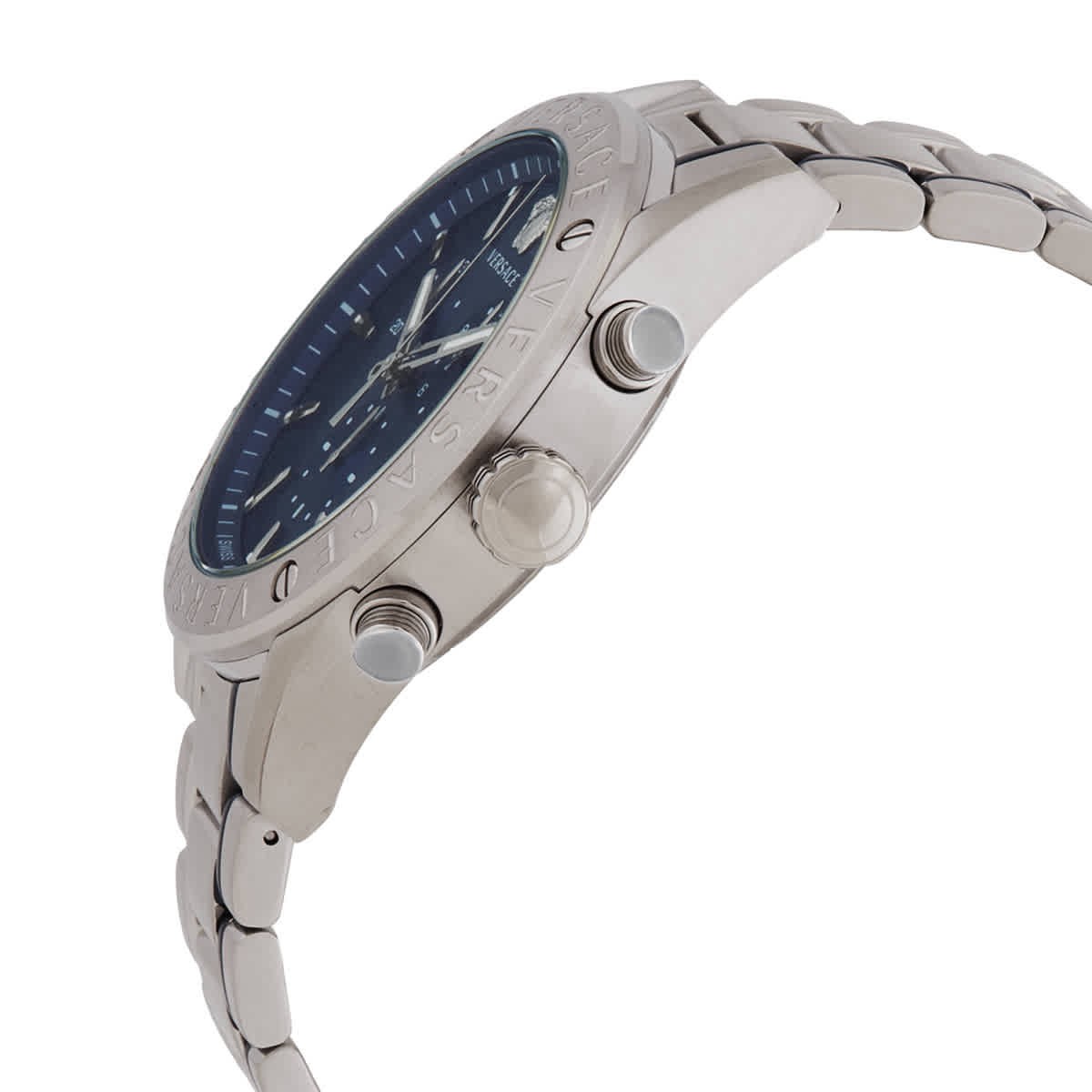 Versace VEHB00519 V-Chrono Blue Dial 44 mm Men’s Watch New