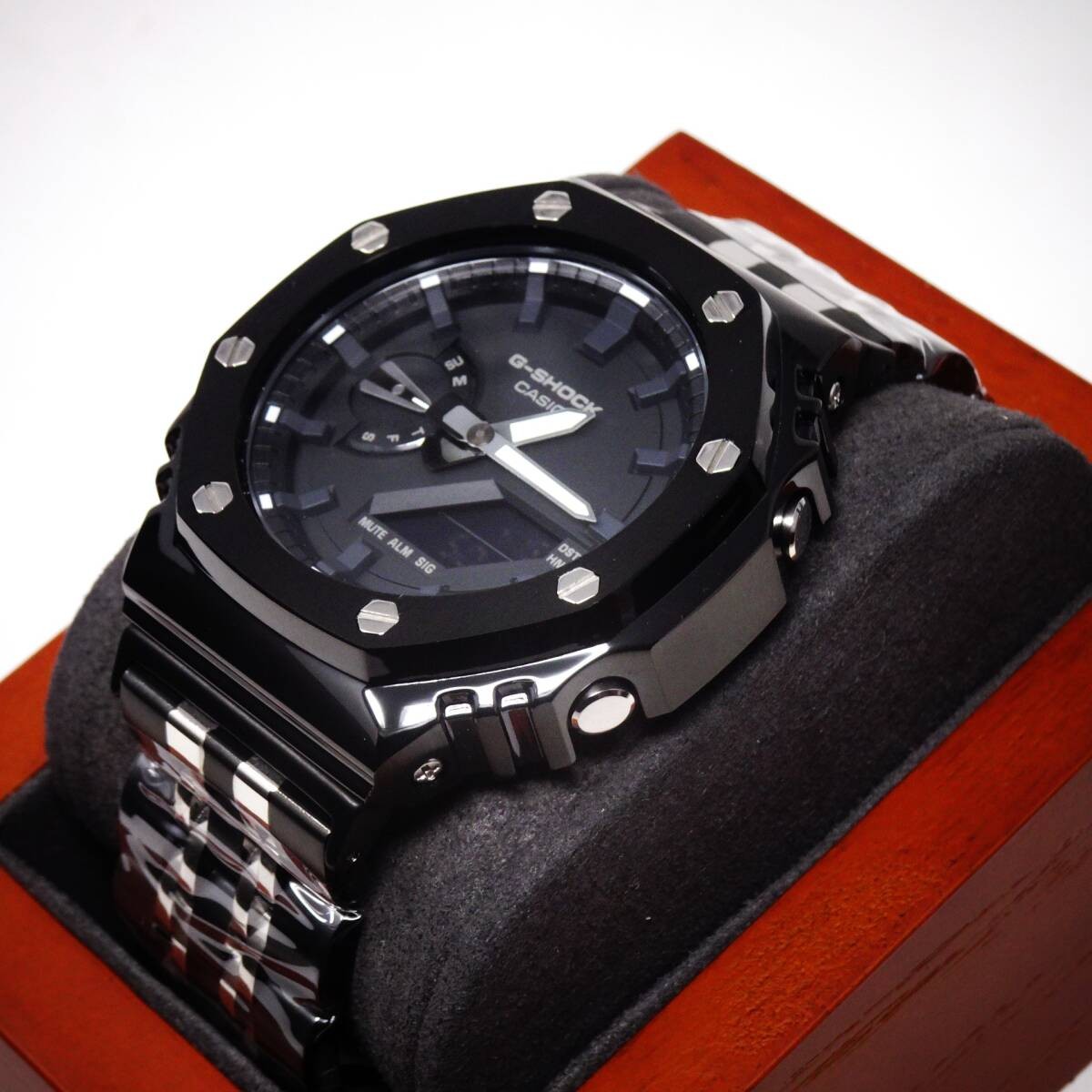 〓New〓mod Casioak〓G-Shock custom watch〓GA2100CM body included〓Stainless steel