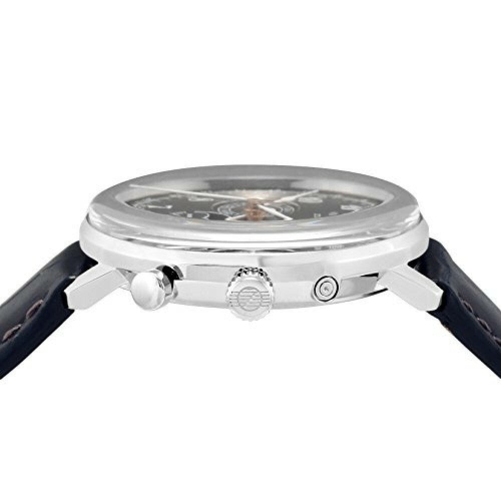 ZEPPELIN Hindenburg 7036-3 Watch Navy Dial Blue Band 100 Years