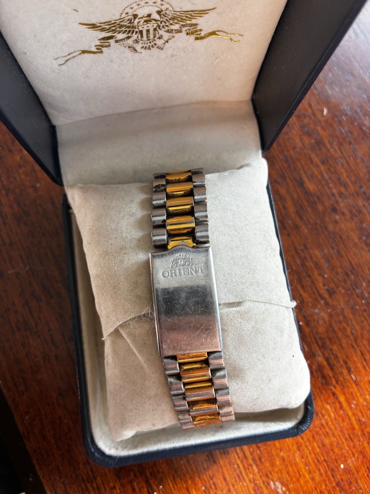 RARE Vintage Men’s Orient Automatic President Day Date Gold Dial Runs Great!