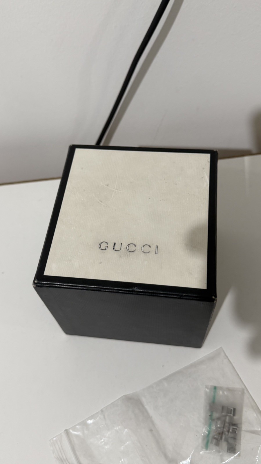 Gucci G-Timeless Silver Rose Gold Two Tone Steel Mens Watch YA126410
