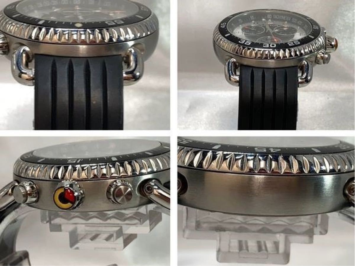 Sector 3251990 Chronograph Quartz Black Silver Date Men’s Watch 44mm Italy