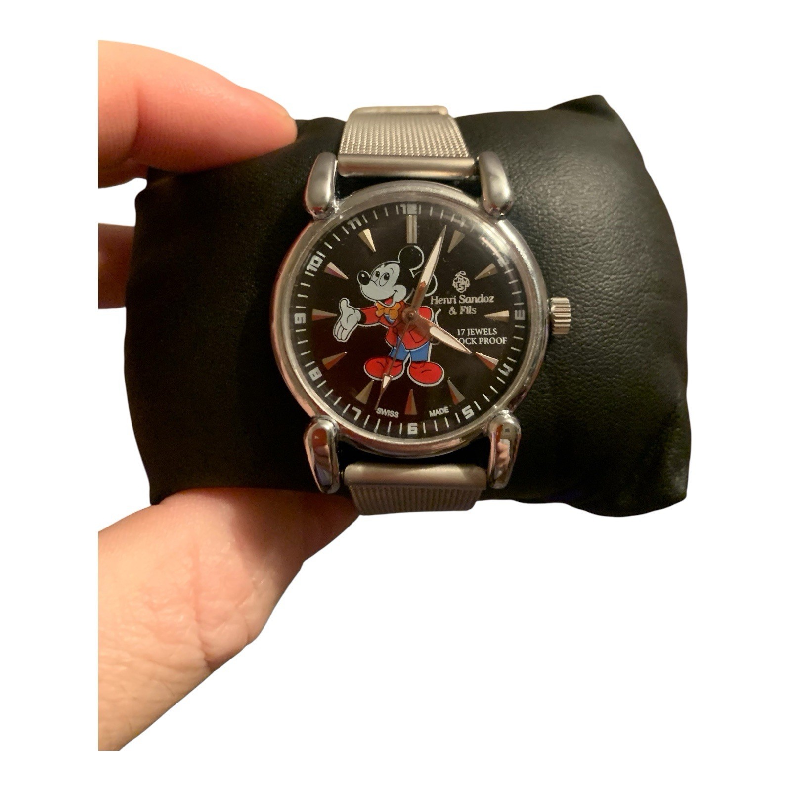 Henri Sandoz & Fils1777Z-88 Mickey Mouse Vintage Men’s Watch IIICABLOC