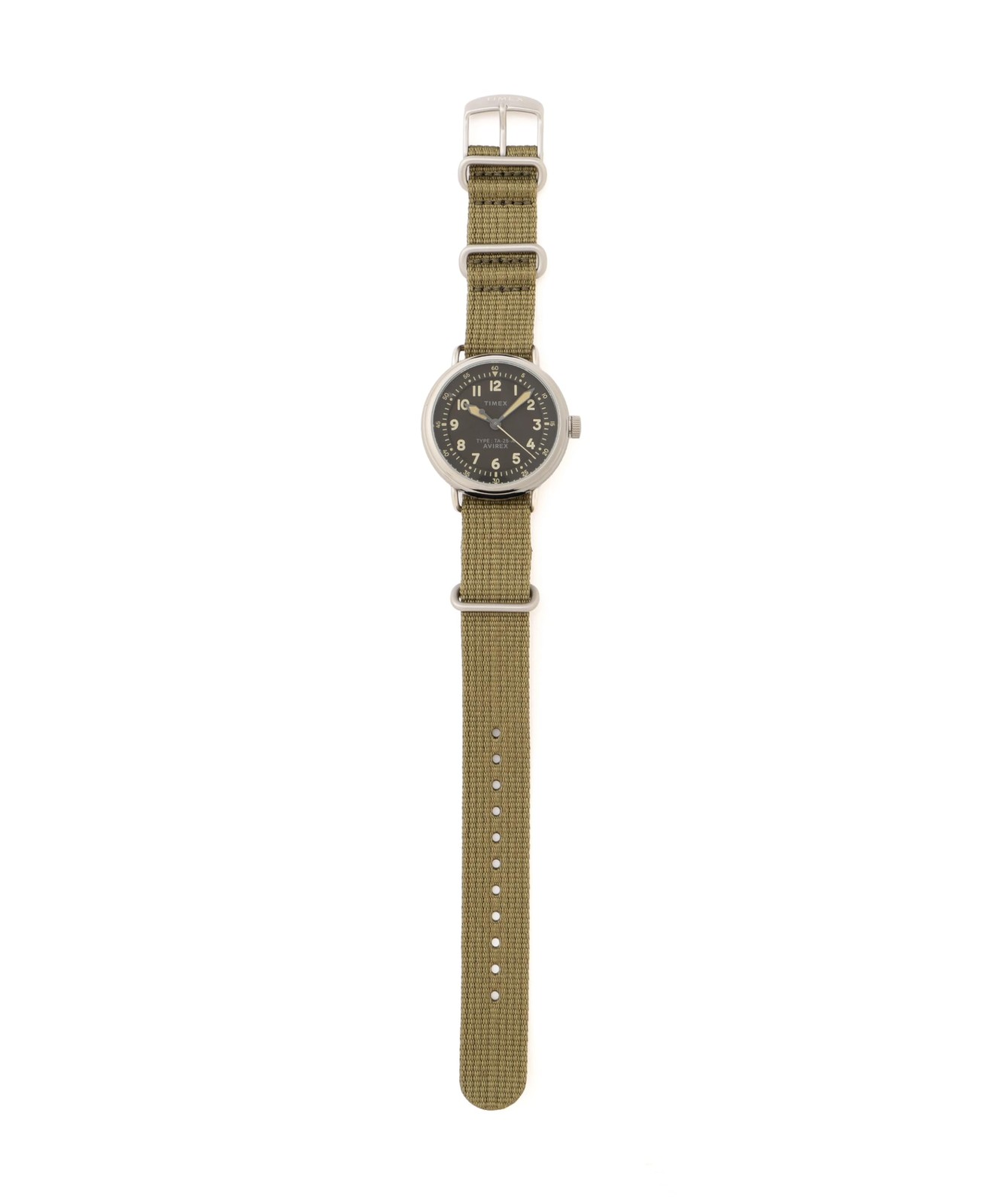 AVIREX TIMEX TYPE-25A 38mm Olive Watch MATTE MIDGET Reissue AVIREX 50th
