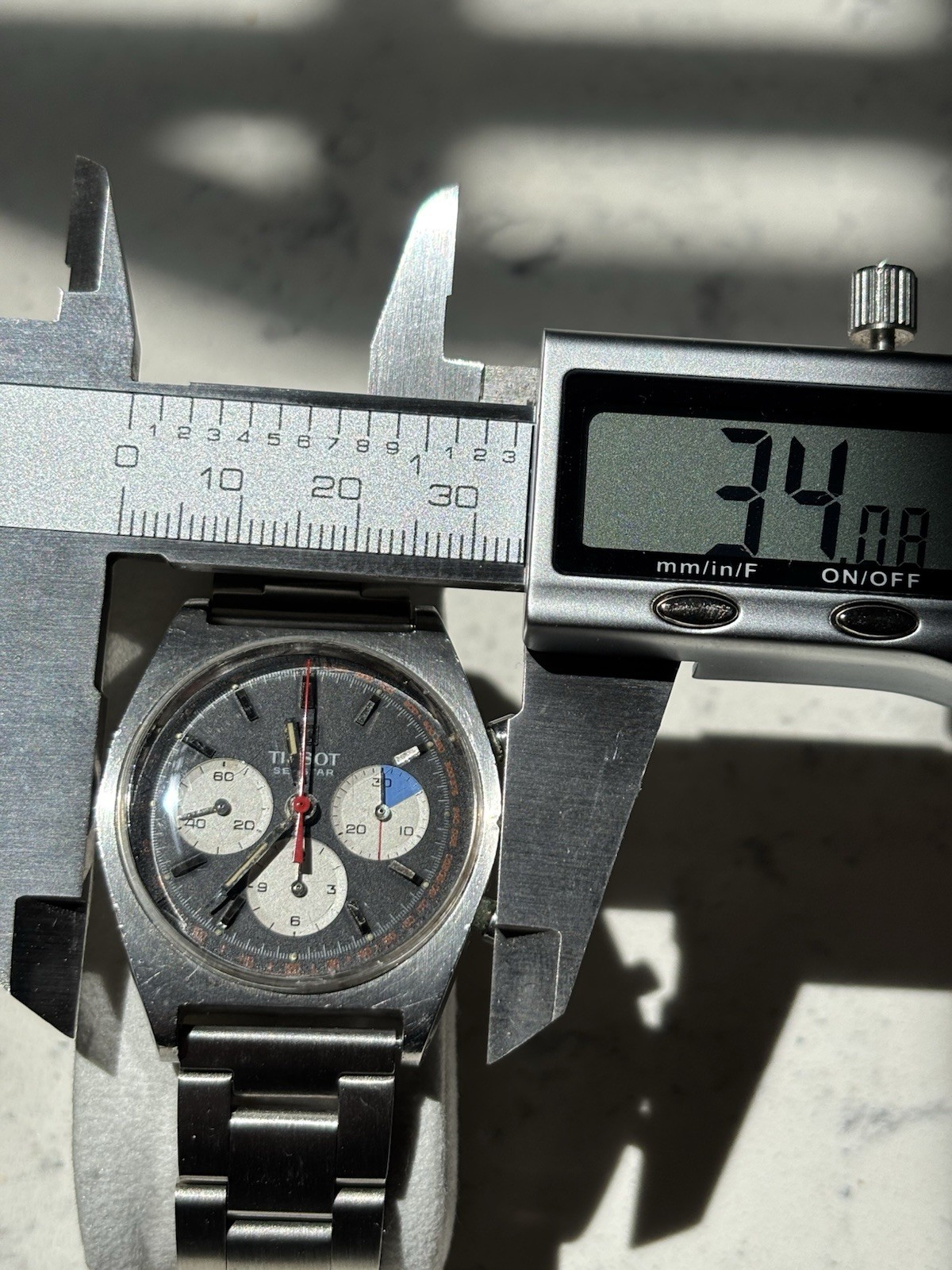 TISSOT/LEMANIA 1281/Tissot 871 Vintage Seastar Tricompax Chronograph!