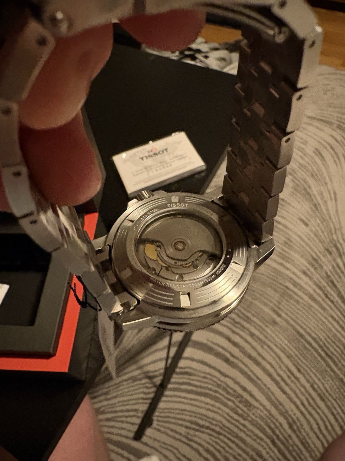 Tissot Seastar Powermatic 80 43mm Black Dial, SS band, never been worn.