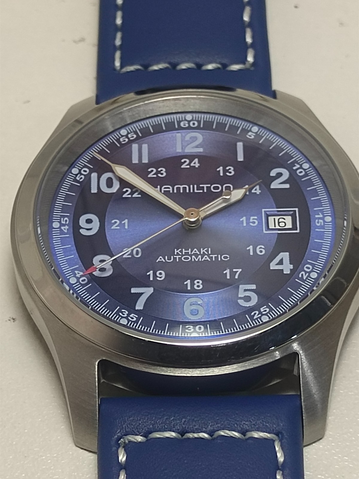 Hamilton Khaki Field blue Dial Automatic Men’s Watch