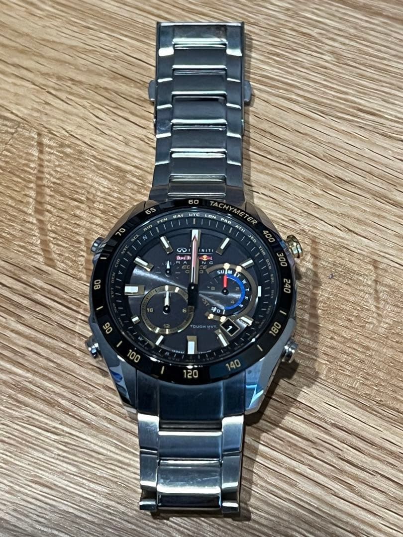 CASIO EDIFICE EQW-T620RB-1AJR Radio Wave Solar Chronograph Stainless Steel