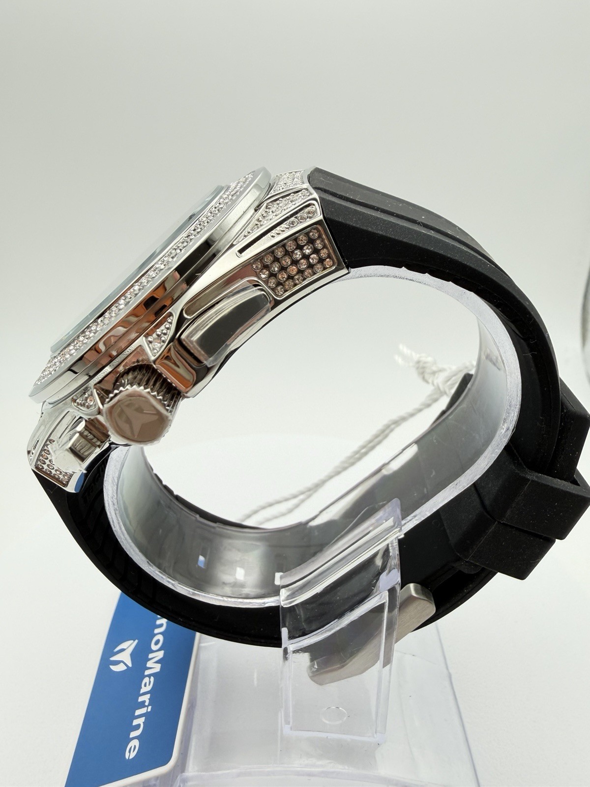TM-118107-TechnoMarine Cruise Pave 45mm Swiss Ronda Z60 Caliber Women’s Watch.