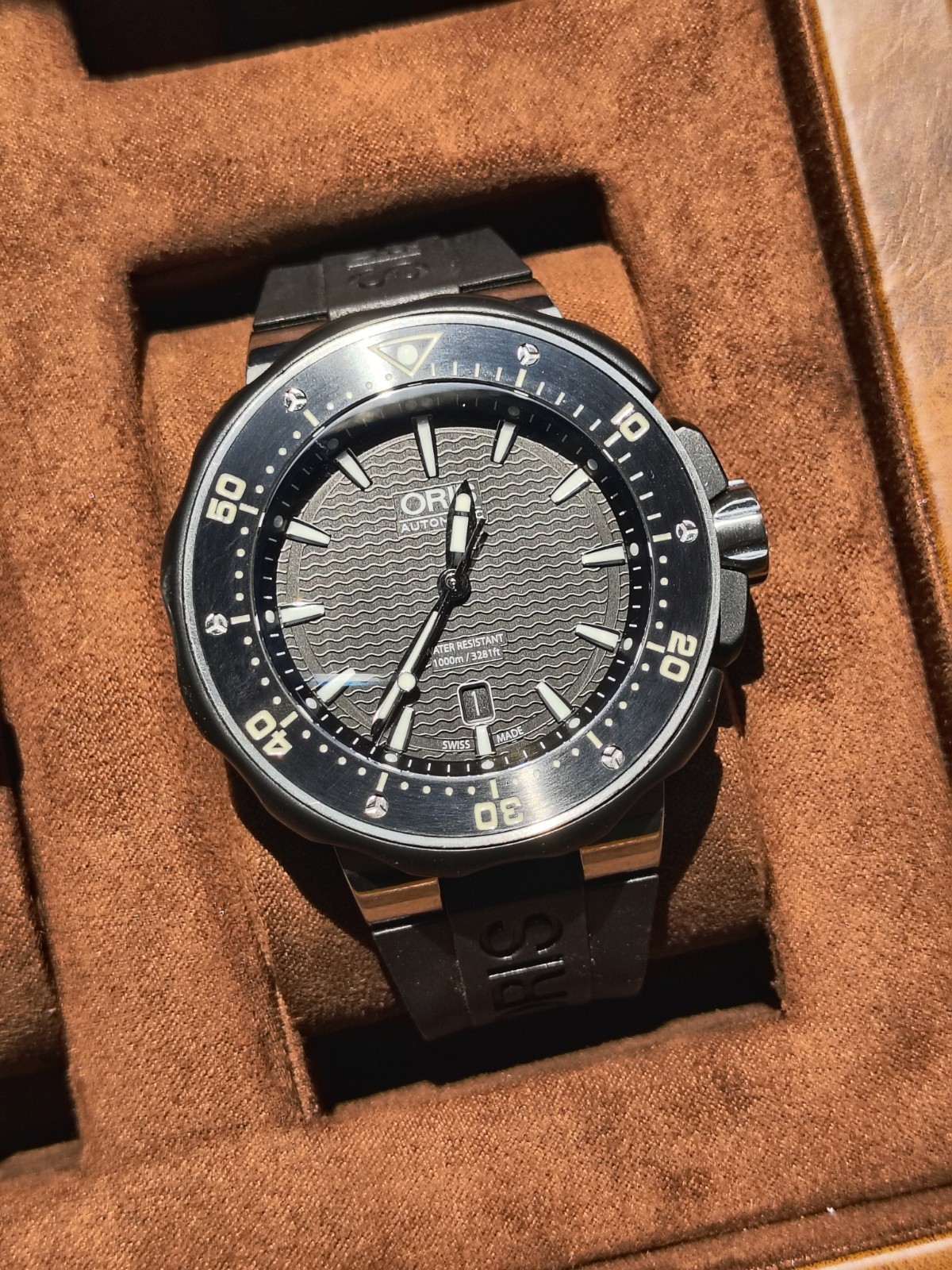 Full Set! Oris Titanium Prodiver Date 1000m – 7682