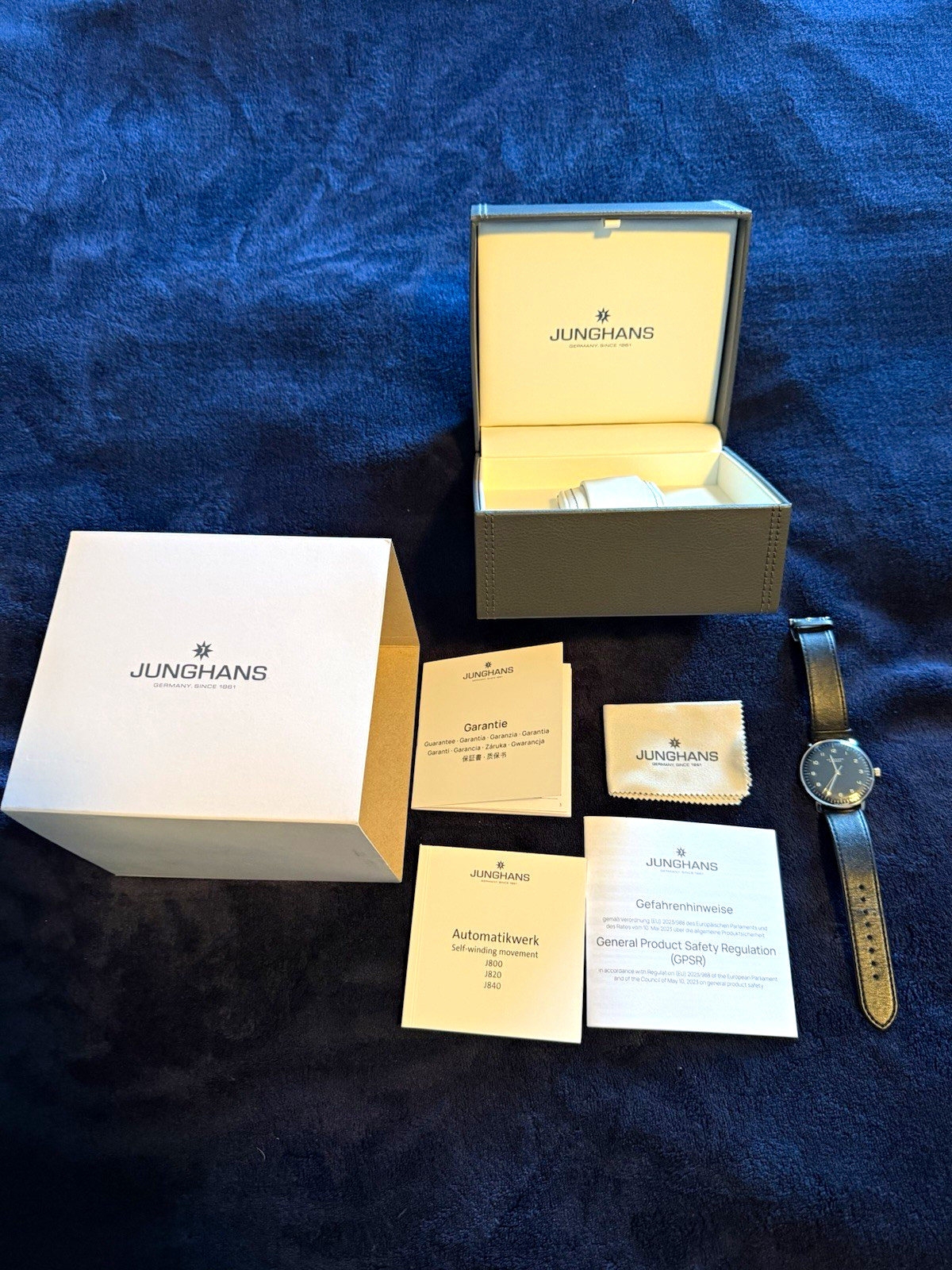 Junghans Max Bill Automatic 38 mm $650 or best offer, 5 months old, exc