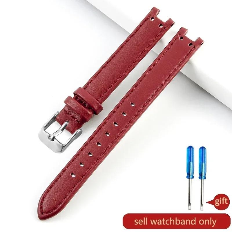 for Anne Klein Quality Genuine Leather Watch Band Straps Women Ak2618 2157 2156