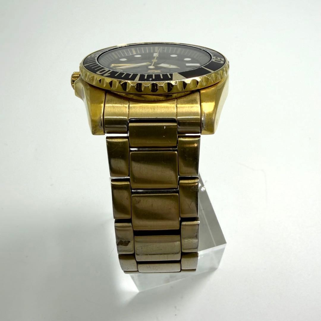 Seiko 5 Sports Diver Automatic Gold Black Watch