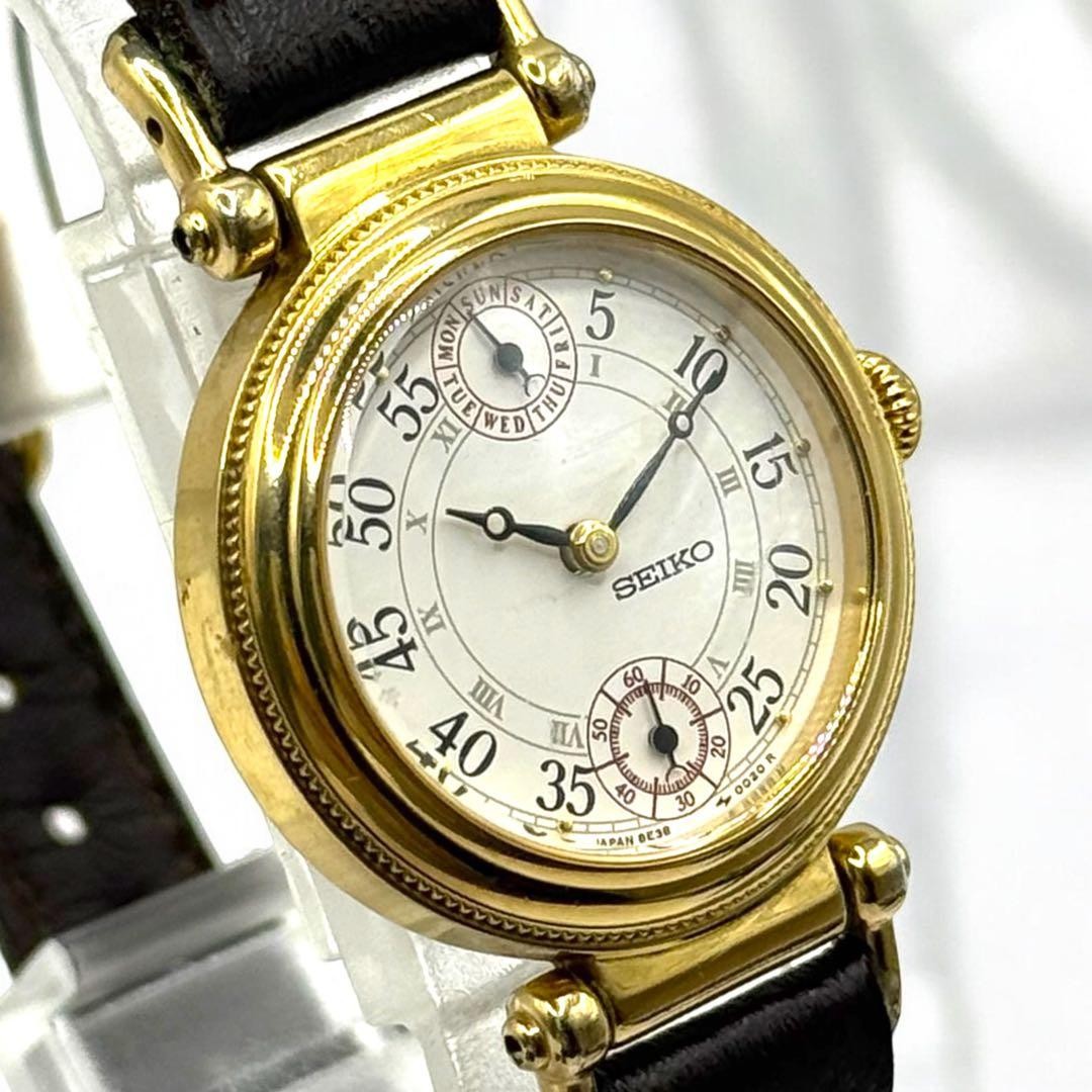 Rare Extremely Rare SEIKO Nuovo Quartz New Battery Small Second Vintage