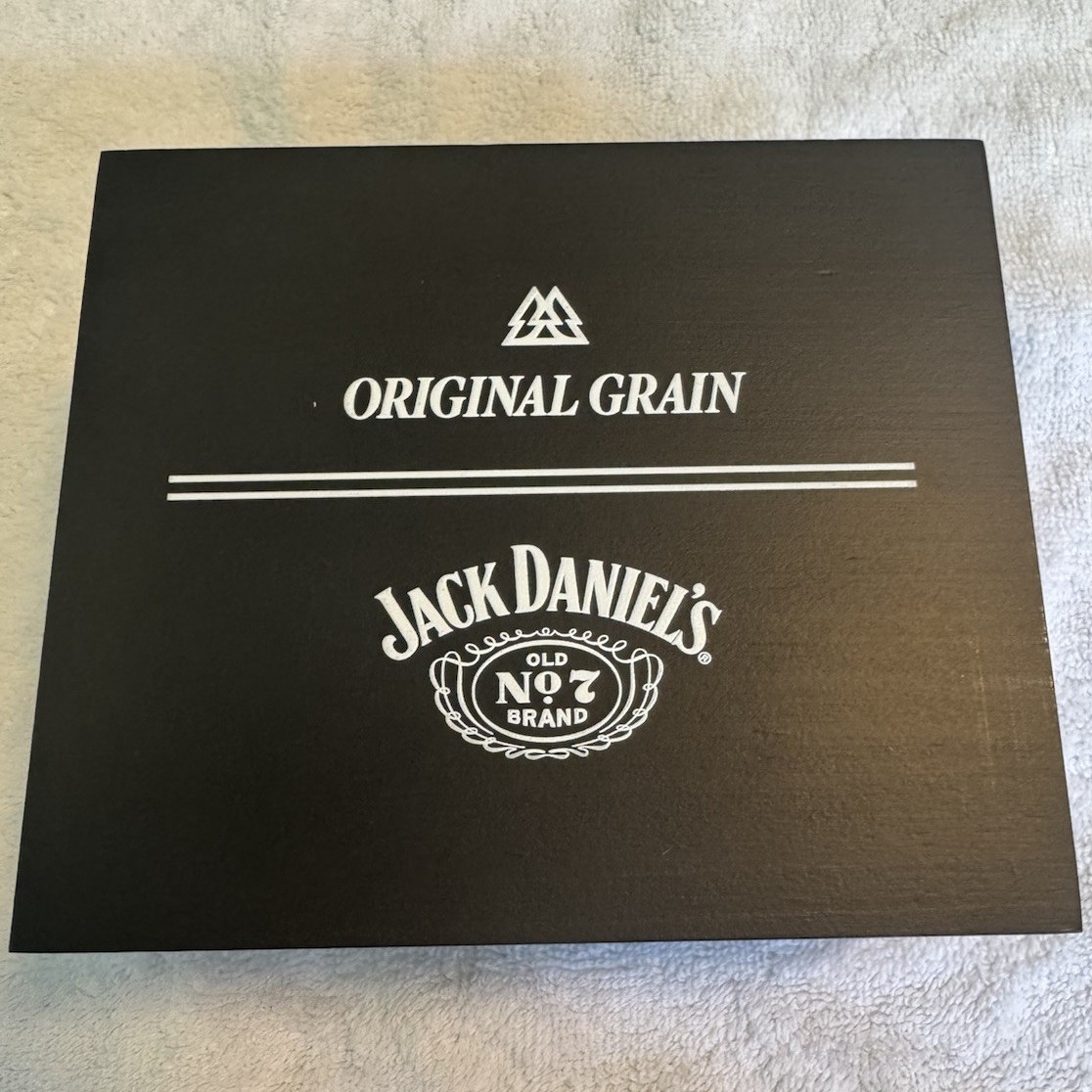 Original Grain Jack Daniel’s Limited Edition Wood Chronograph Quartz Watch Box
