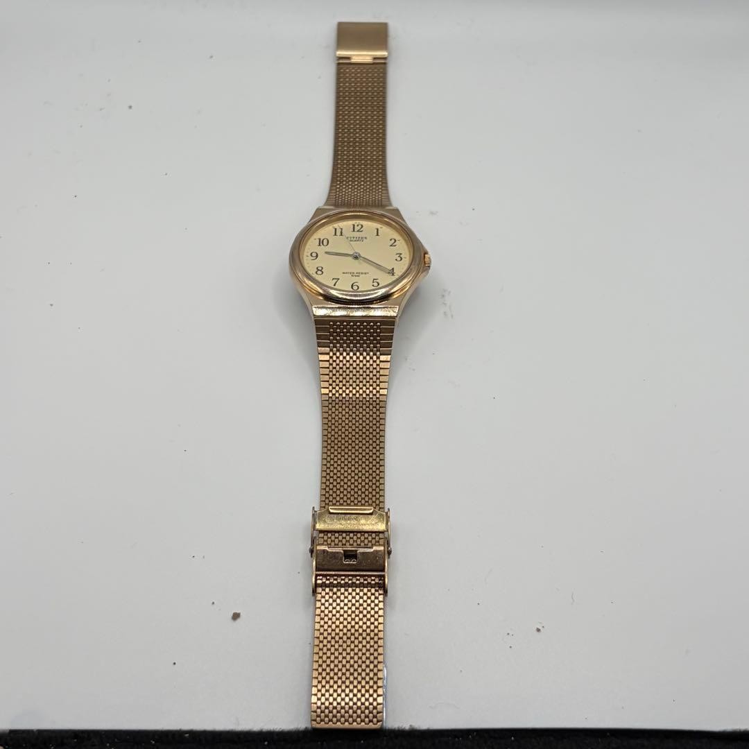 Citizen Quartz Gold Mesh Bracelet Watch Men’s 14-G02638