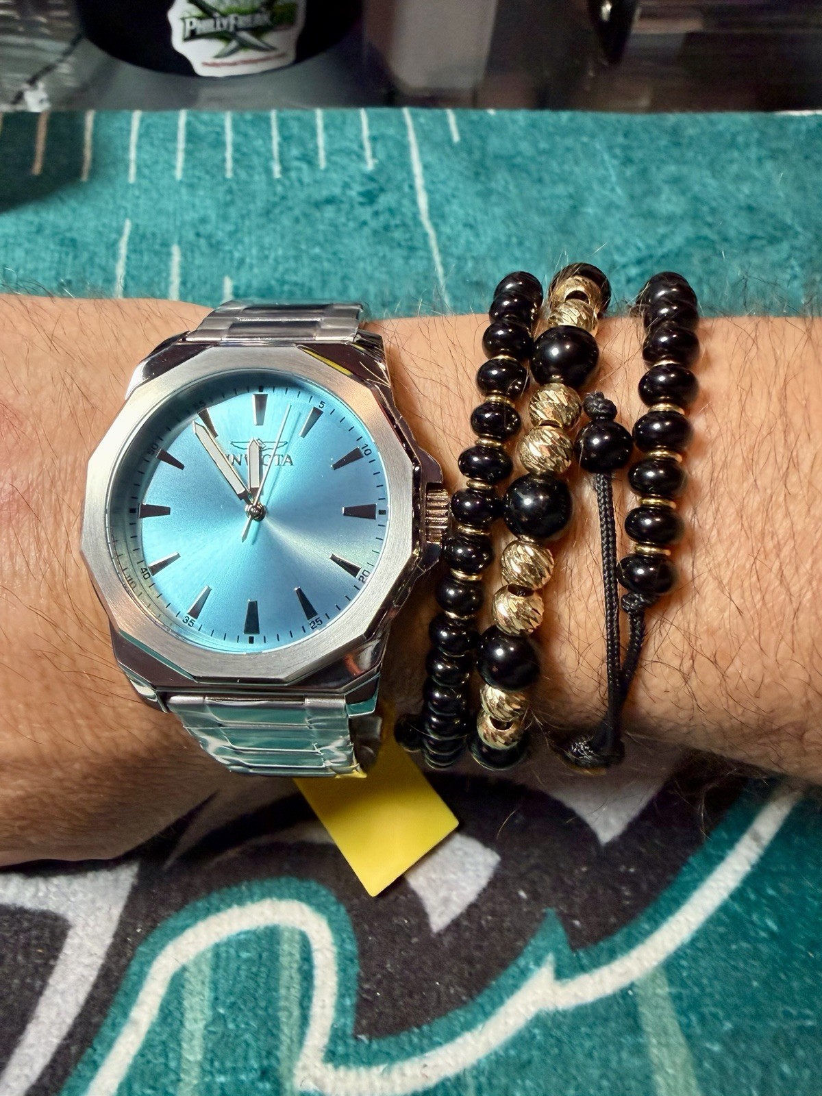 🔥🔥Invicta SpeedWay Men’s 45mm Sky Blue Dial SS Bracelet Watch🔥🔥