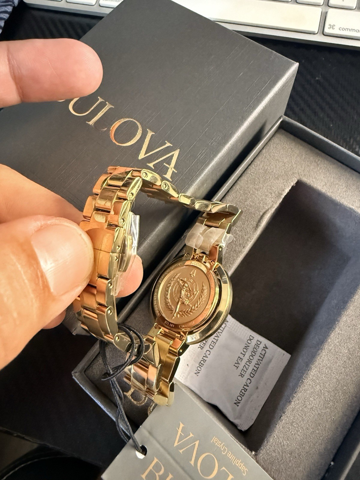 Bulova Rubaiyat Dial Gold-tone White dial women’s Watch 97L181