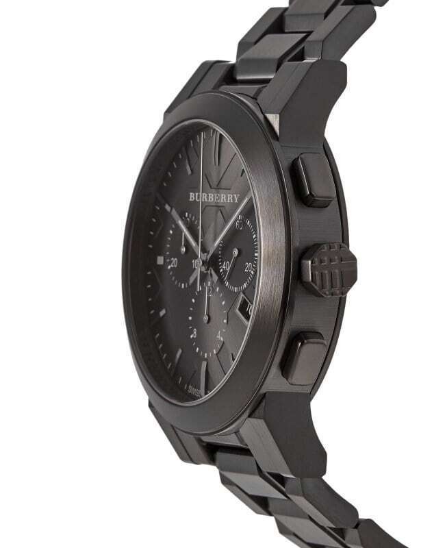 Burberry BU9354 Mens Chronograph The City Black Pvd Watch