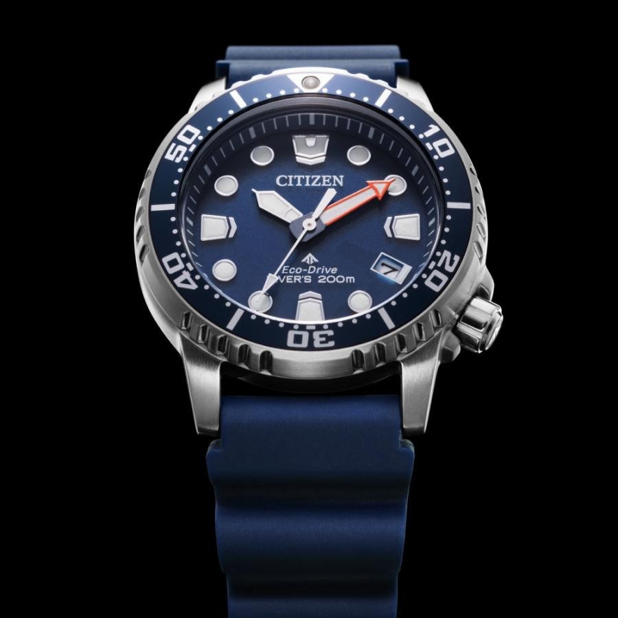 CITIZEN EO2021-05L Promaster Eco-Drive 200m Midsize Diver Blue Rubber Watch