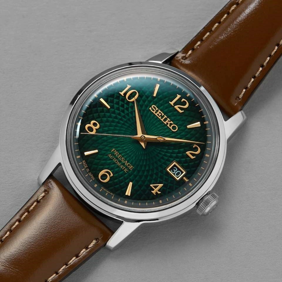 Seiko Presage SRPE45J1 Cocktail Time Mojito Automatic Green Dial Men’s Watch