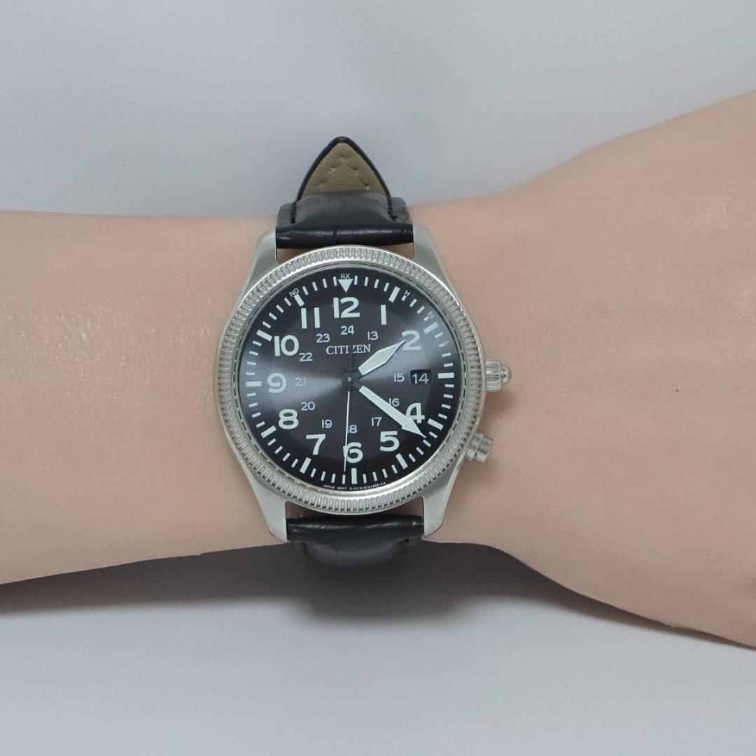 Citizen Solar H11A-S068517 Pilot Watch Black Japan 0714212