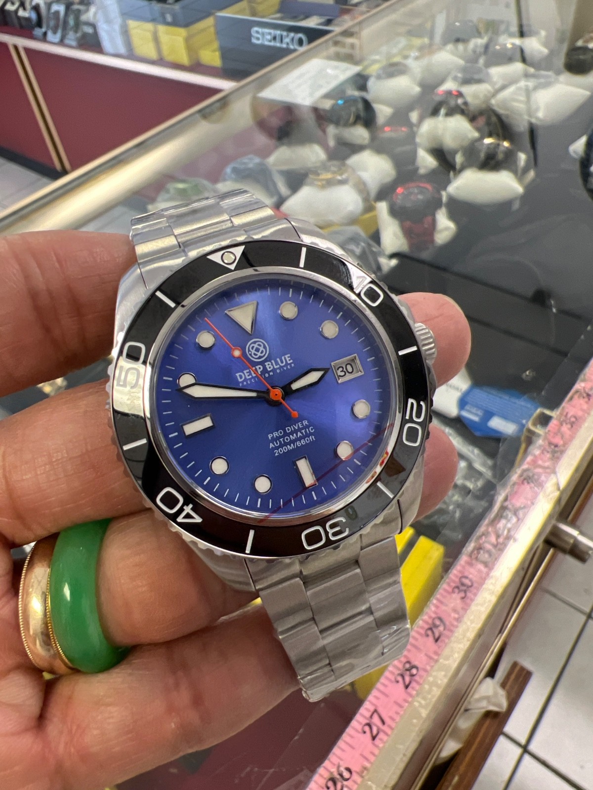 PRO DIVER 200 BLUE BLACK GRADIENT DIAL 42.5MM AUTOMATIC BRACELET DIVE WATCH