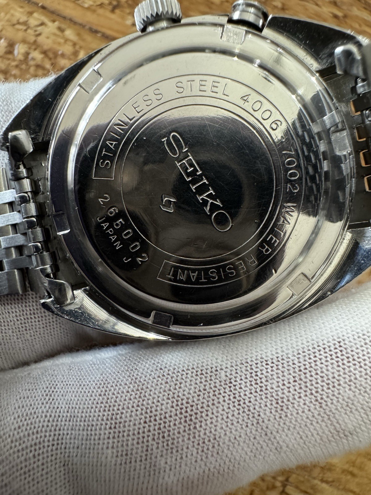 Seiko Bell-matic 4006-7002 Vintage Watch Automatic Stainless Steel Men’s Used