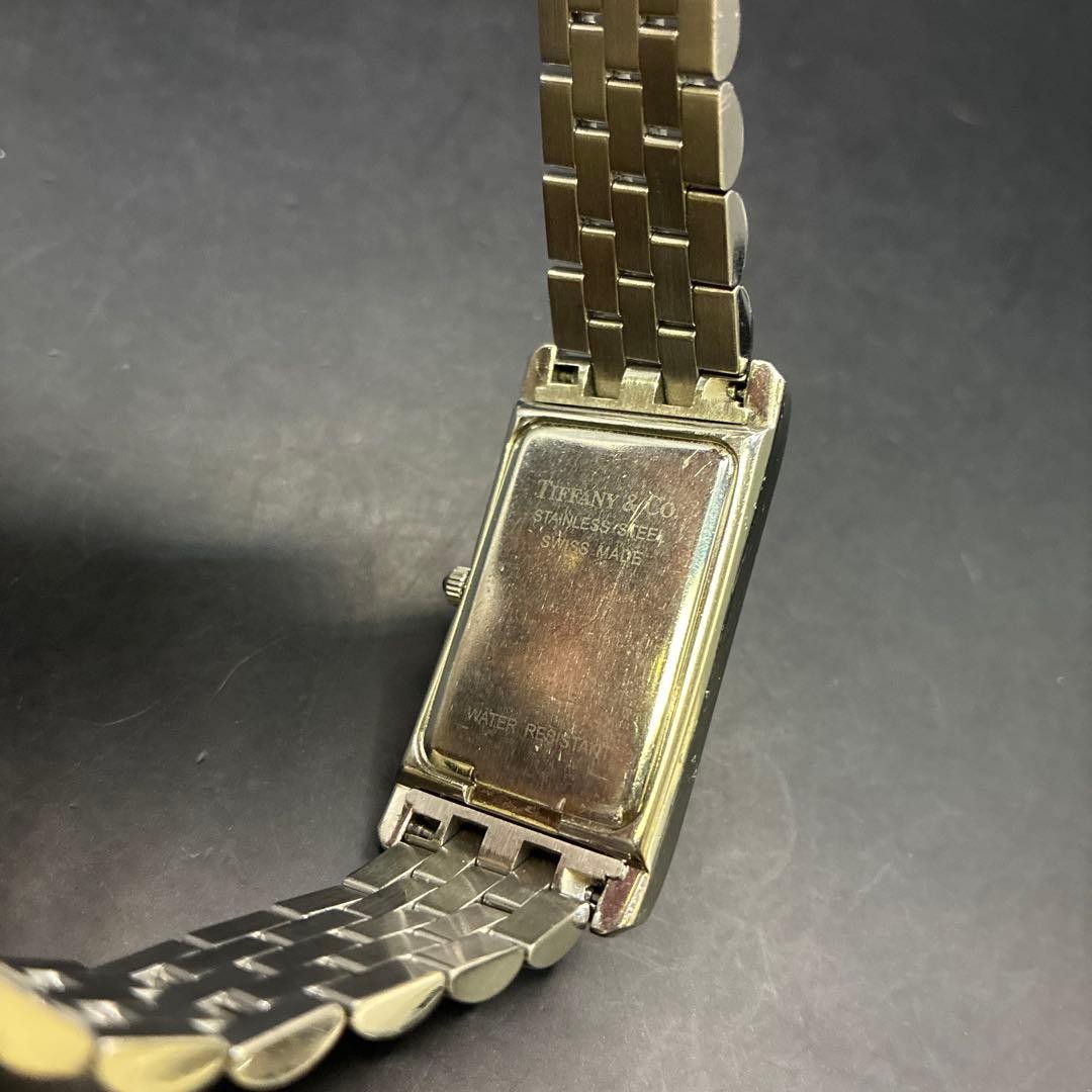 Tiffany & Co. Classic Square Quartz Watch Square 20mm Working Authentic from JP