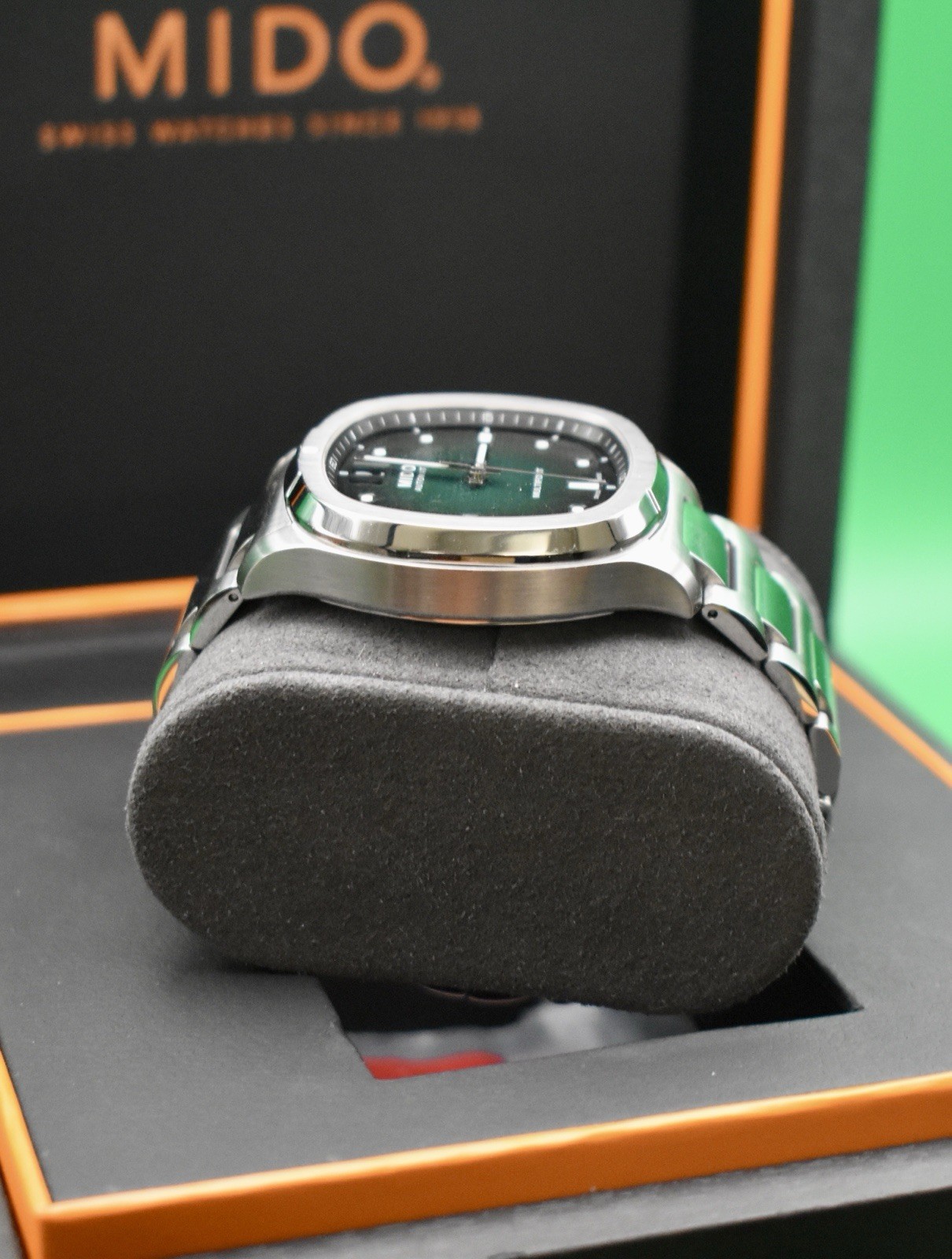 Mido Multifort TV Big Date 40mm SS Green Dial Men’s Watch M049.526.11.091.00