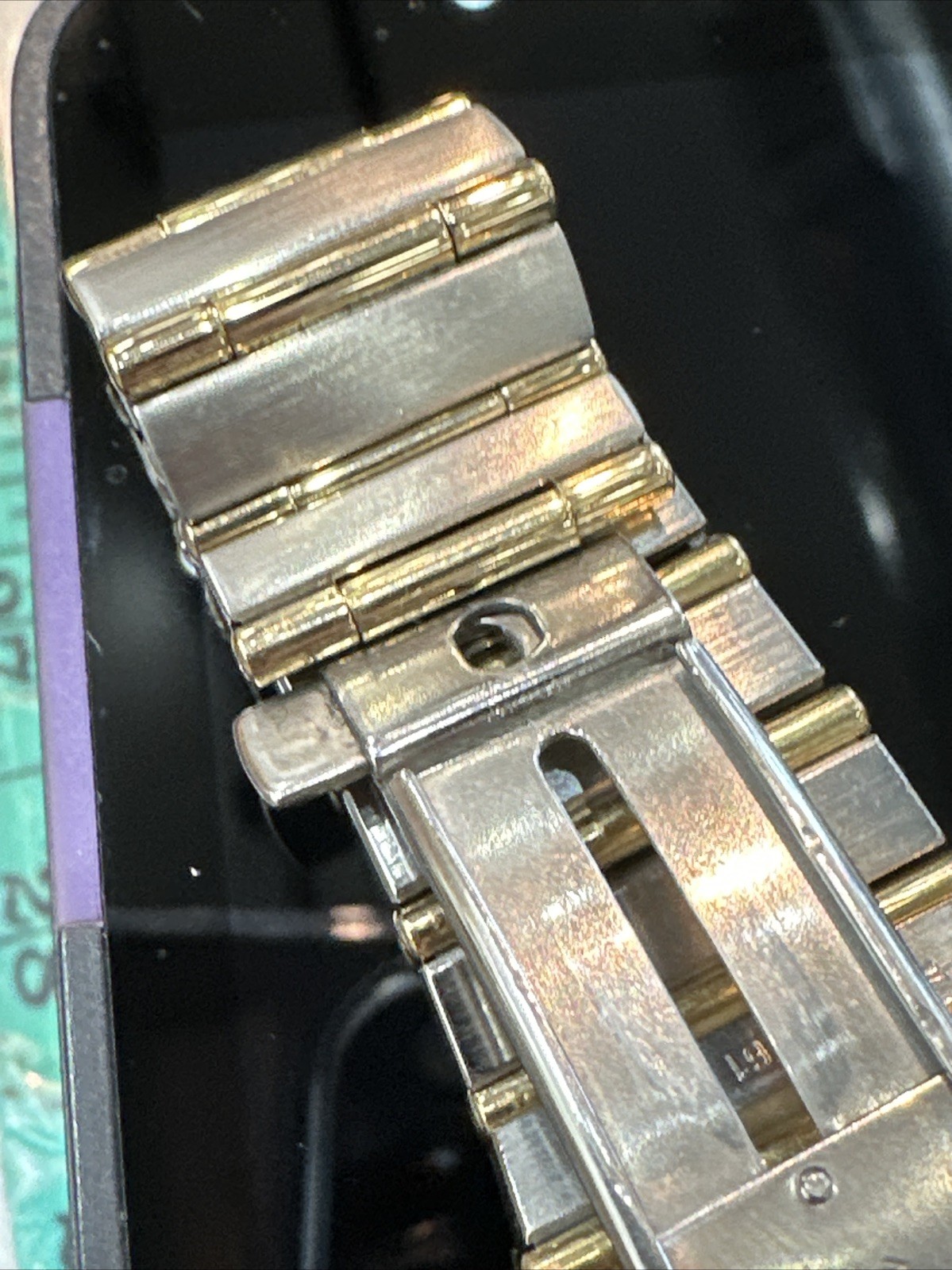 OMEGA 18K/SS 2 TONE FULL BAR CONSTELLATION AUTO CHRONOMETER WATCH 35.5MM 1202.10