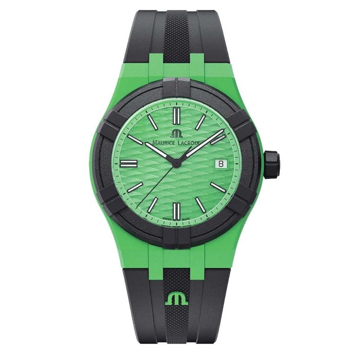 Maurice Lacroix Aikon Tide Green Dial 40mm Unisex Watch AI2008-70070-300