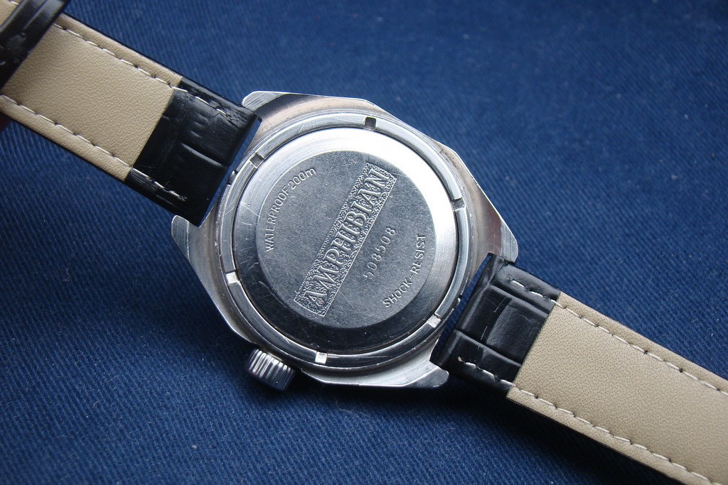 vostok amphibian sniper antimagnetic russian soviet diver military watch 1980s 5
